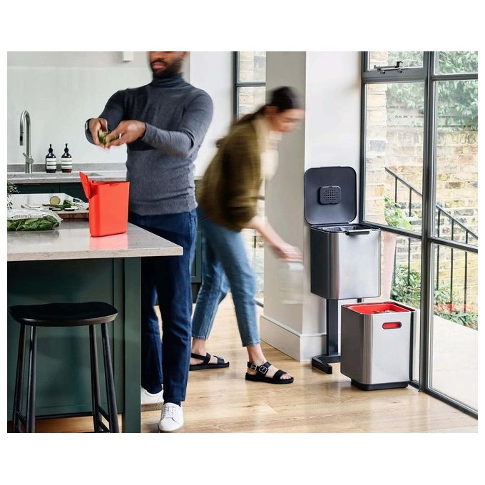 Joseph Joseph Pattumiera Totem 40 Litri Inox