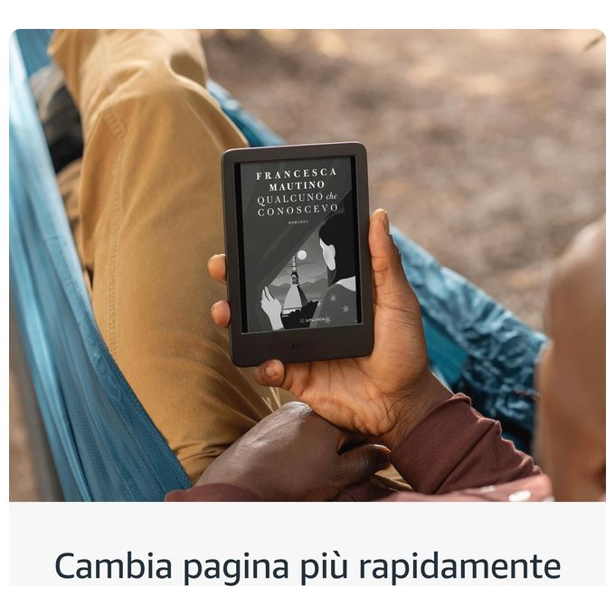 Amazon RS23CV Kindle E-Reader 6'' 16GB Wi-Fi illuminazione frontale regolabile schermo antiriflesso colore Verde Matcha