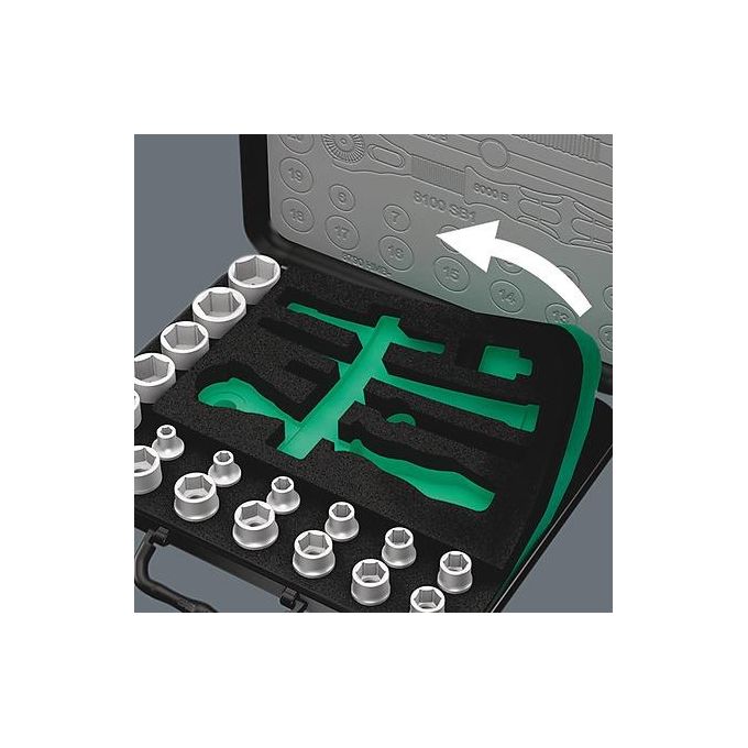 Wera 8100 SA 4 Set con Cr.Zyklop Speed Attacco da 1-4  in Pollici