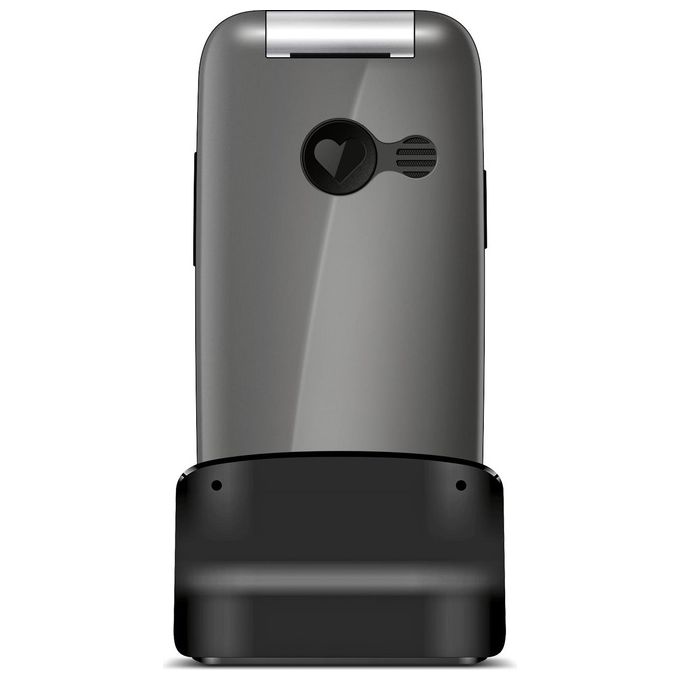 Emporia EMPORIAONE Telefono per Anziani a Conchiglia 2.4'' 2 MP Bluetooth 3.0 IP54 colore Grigio Argento