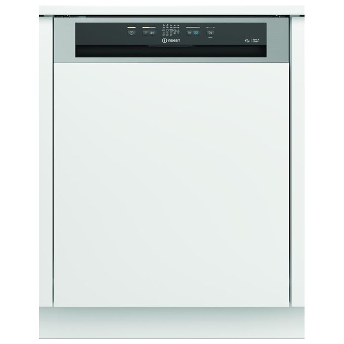 Indesit I3BL634X Lavastoviglie a Scomparsa Parziale 14 coperti Classe D 44 dB Touch (82x60x55 cm) colore Bianco