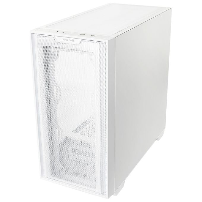 Asus A21 PC Case Mini Tower mATX Mini-ITX Vetro Temperato Radiatori 360 mm GPU 38 cm 5 Slot USB 3.2 colore Bianco