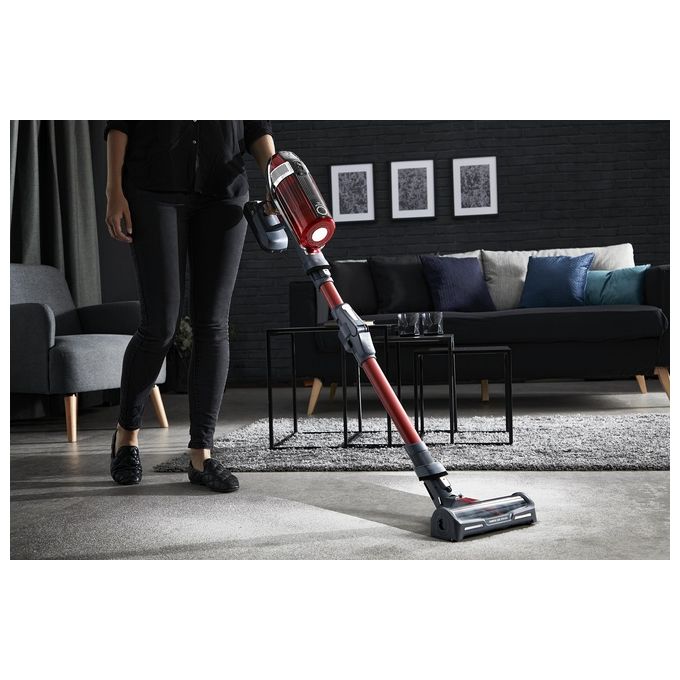 Rowenta RH9879 X-Force Flex 11.60 Animal Care Aspirapolvere a Bastone Senza Fili 130 AW 45 min 0,9 L 82 dB colore Rosso Grigio