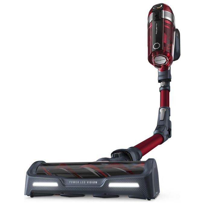 Rowenta RH9879 X-Force Flex 11.60 Animal Care Aspirapolvere a Bastone Senza Fili 130 AW 45 min 0,9 L 82 dB colore Rosso Grigio