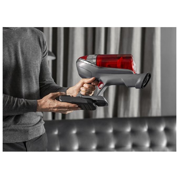Rowenta RH9879 X-Force Flex 11.60 Animal Care Aspirapolvere a Bastone Senza Fili 130 AW 45 min 0,9 L 82 dB colore Rosso Grigio