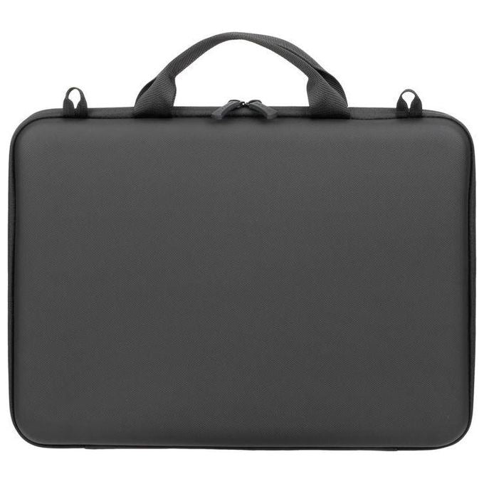 Rivacase 5130 Custodia Rigida Antishock per MacBook Air 15 e Laptop 14'' Idrorepellente Tracolla Rimovibile colore Nero