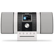 TechniSat 0001-3983 MULTYRADIO 4.0 SE Radio Internet da tavolo DAB+ FM WLAN Lettore CD Bluetooth Spotify Integrato Display 3,2'' colore Nero-Bianco