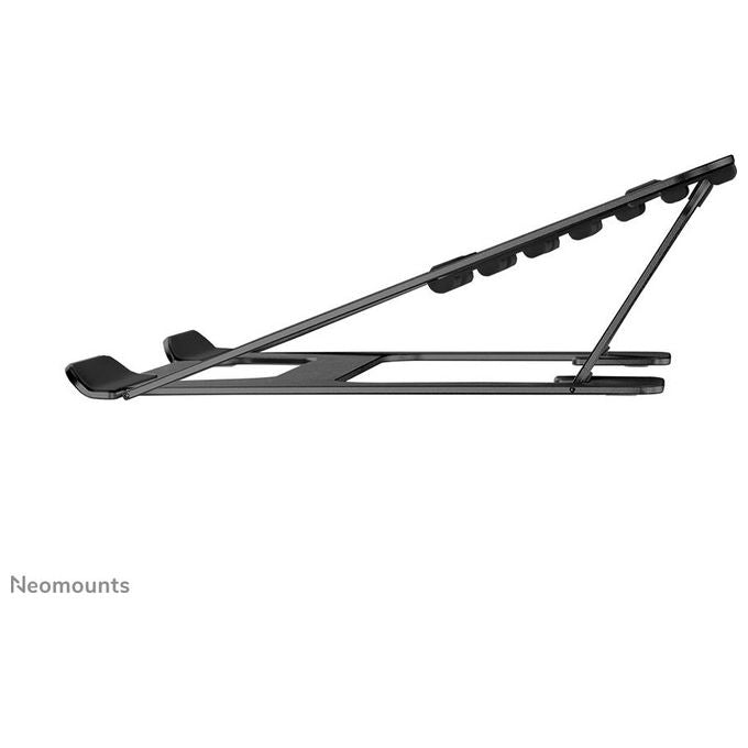 Neomounts NSLS085BLACK Supporto per laptop 10-17 pollici 6 posizioni regolabili in altezza alluminio colore Nero