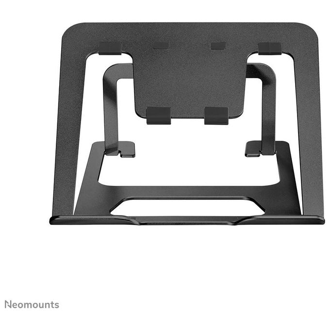 Neomounts NSLS085BLACK Supporto per laptop 10-17 pollici 6 posizioni regolabili in altezza alluminio colore Nero