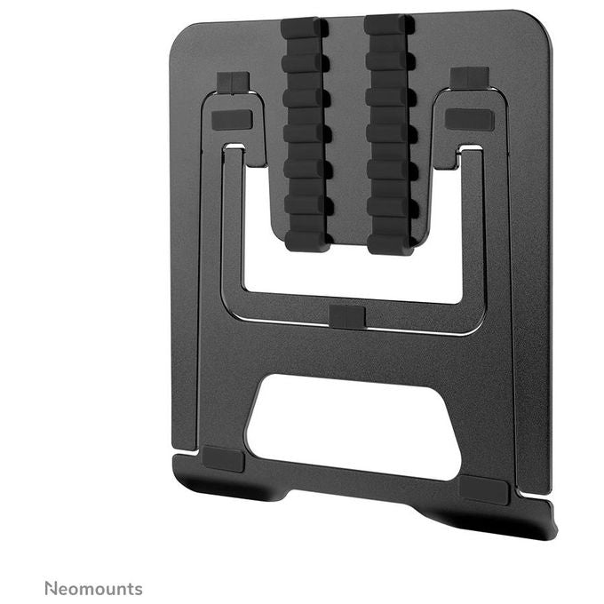 Neomounts NSLS085BLACK Supporto per laptop 10-17 pollici 6 posizioni regolabili in altezza alluminio colore Nero