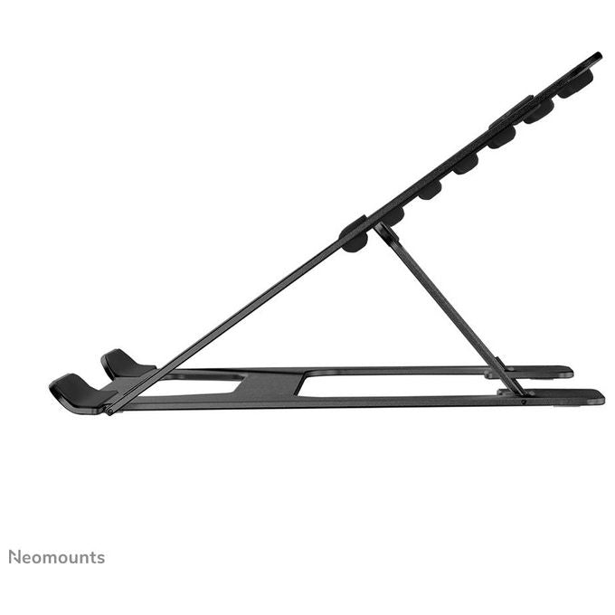 Neomounts NSLS085BLACK Supporto per laptop 10-17 pollici 6 posizioni regolabili in altezza alluminio colore Nero