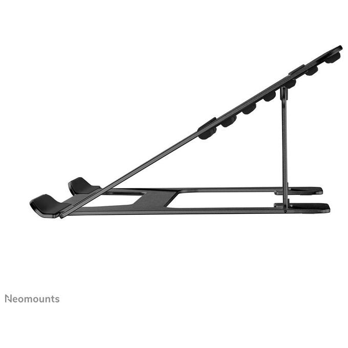 Neomounts NSLS085BLACK Supporto per laptop 10-17 pollici 6 posizioni regolabili in altezza alluminio colore Nero