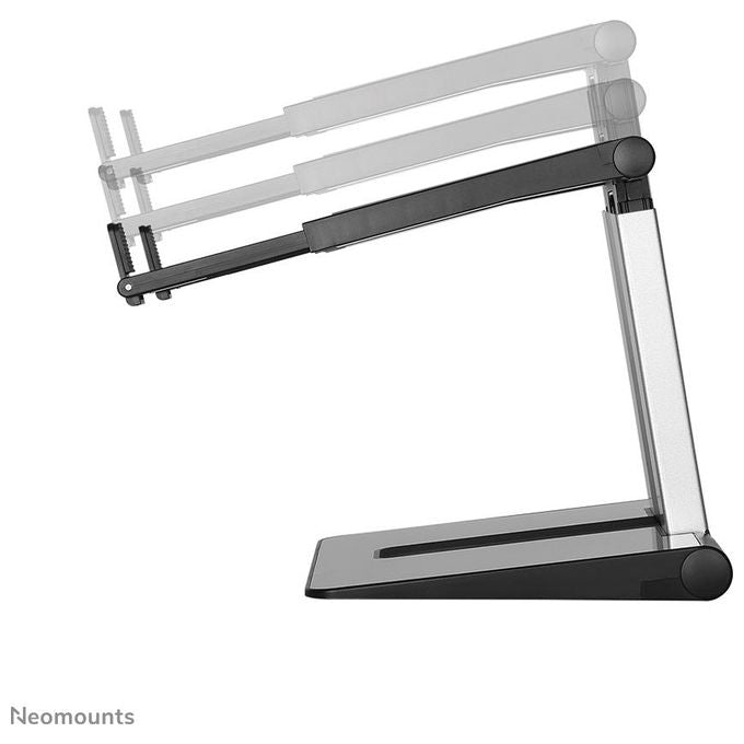 Neomounts NSLS200 Ergonomic Stand Supporto per Laptop Regolabile in Altezza con 7 Posizioni e Profondita' Regolabile colore Argento