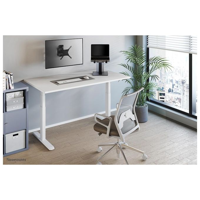 Neomounts NSLS200 Ergonomic Stand Supporto per Laptop Regolabile in Altezza con 7 Posizioni e Profondita' Regolabile colore Argento