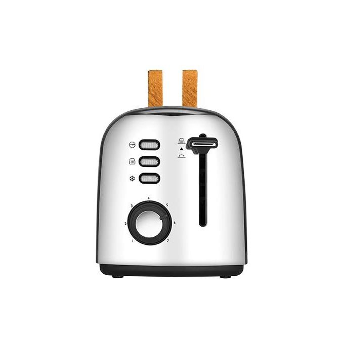 Unold Toper 2 Retro Tostapane a 2 Fette 950W in Acciaio Inox