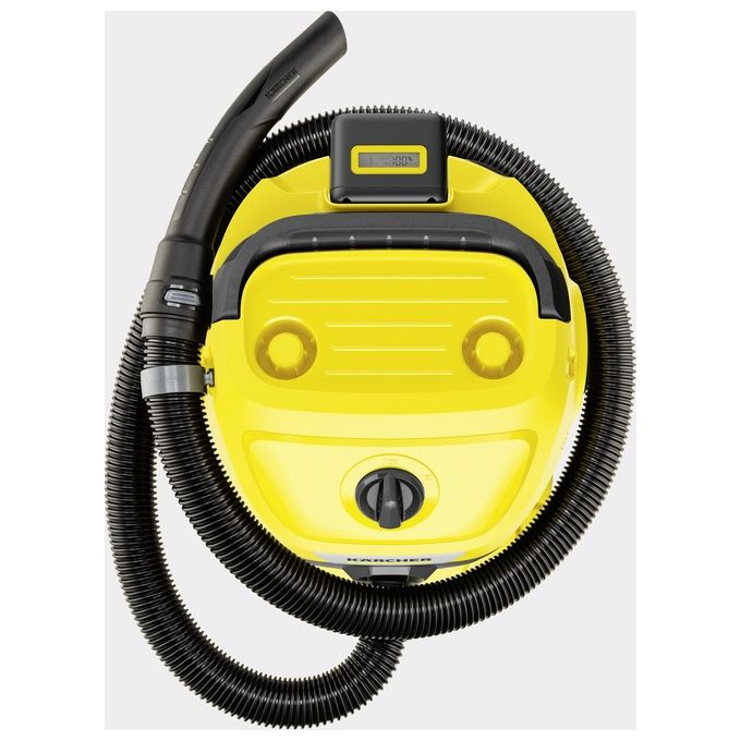 Kärcher 1.628-575.0 WD 3-18 S Aspirapolvere Cilindro Senza Sacchetto 17 L 225 W Batteria 18 V colore Nero Acciaio inox Giallo