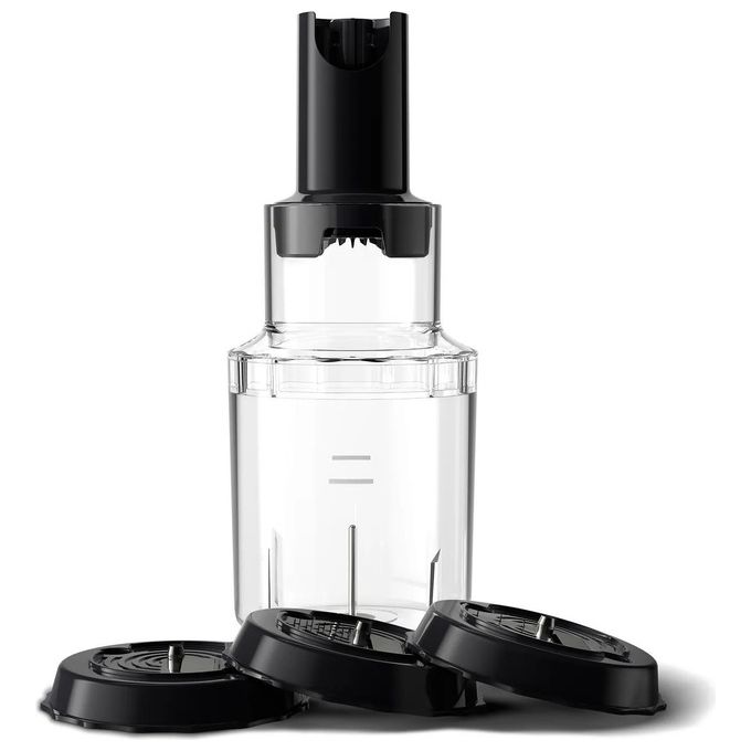Philips HR2684-00 Serie 5000 Frullatore a Immersione 1200W ProMix 3 Velocita' Tritatutto XL Spiralizer colore Nero