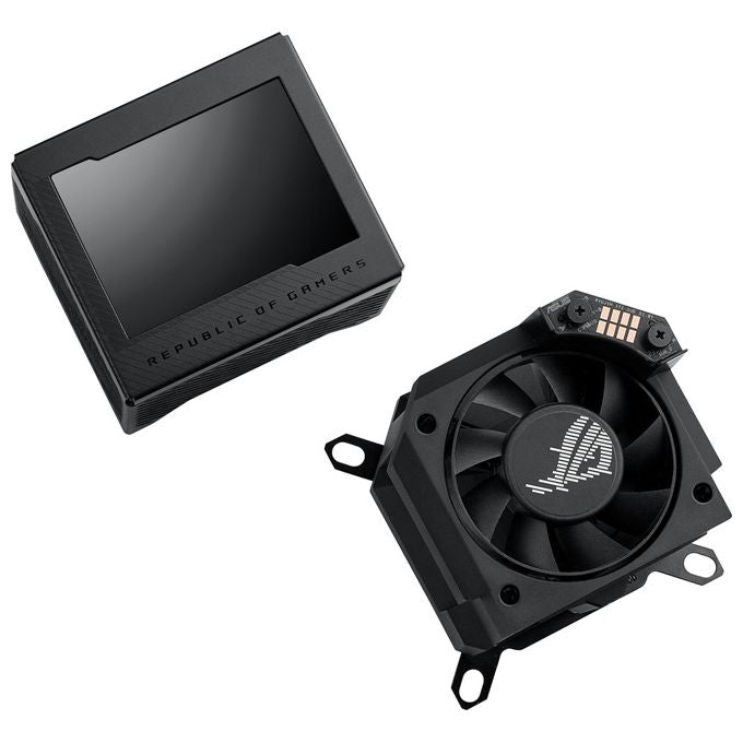 ASUS 90RC00V0-M0UAY0 ROG RYUJIN III WB Blocco di acqua CPU con display LCD 3.5'' Full Color Rame compatibile LGA 1700 AM5 colore Nero