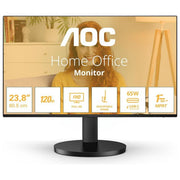 AOC AOC 24B3CF2 Monitor 23,8'' LED IPS Full HD 100 Hz USB-C 65W PD Hub USB Altoparlanti Regolabile in Altezza colore Nero