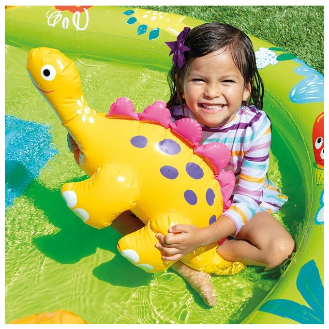 Intex 57166NP Centro giochi gonfiabile con dinosauri Vinile Multicolore 191 x 152 x 58 cm