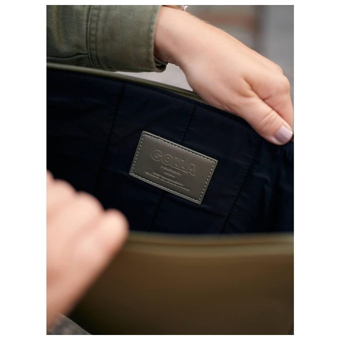 Golla Custodia Notebook 601658 Sleeve Verde Protezione Elegante e Resistente per Dispositivi Fino a 15 Pollici