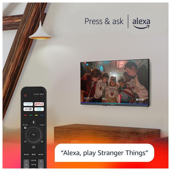 Panasonic TV-32S50AEZ Serie S50 Smart TV LED HD 32'' Fire OS HDR10 Wi-Fi Bluetooth colore Nero