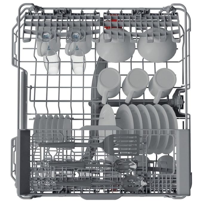 Hotpoint HIC 3C41 CW Lavastoviglie da Incasso a Scomparsa Totale 14 coperti Classe C 41 dB Motore Inverter 9 Programmi (82x60x55 cm) colore Argento
