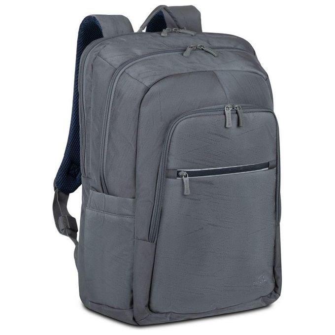 RivaCase 7569 Alpendorf Eco Zaino per Notebook fino a 17.3'' realizzato in Poliestere Riciclato (RPET) resistente all'acqua con scomparto imbottito per laptop e tablet colore Grigio