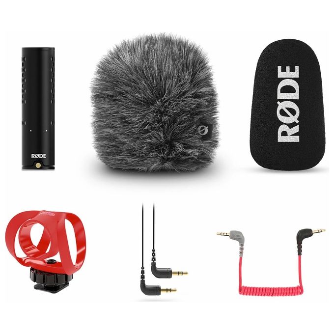 RODE VMICROII VideoMicro II Microfono Shotgun per Fotocamera Supercardioide 20 20000 Hz 79 dB SNR colore Nero
