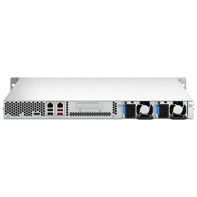 QNAP TS-464U-RP-8G TS-464U-RP NAS Rack 1U 4 bay Intel Celeron N5095 8 GB DDR4 2 porte 2,5GbE HDMI 4K colore Nero