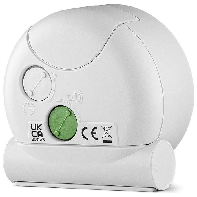 Braun BC 01 WB Sveglia al Quarzo Bianco