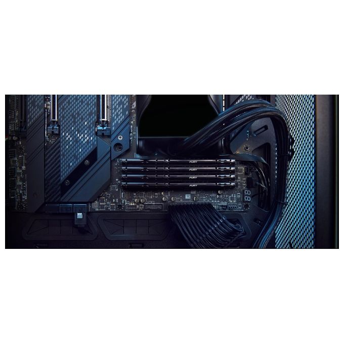 Kingston Technology KF560C36BBEK2-64 FURY Beast Memoria RAM 64 GB DDR5 6000 MT-s CL36 288-pin DIMM (2 x 32 GB) Unbuffered ECC on-die AMD EXPO colore Nero