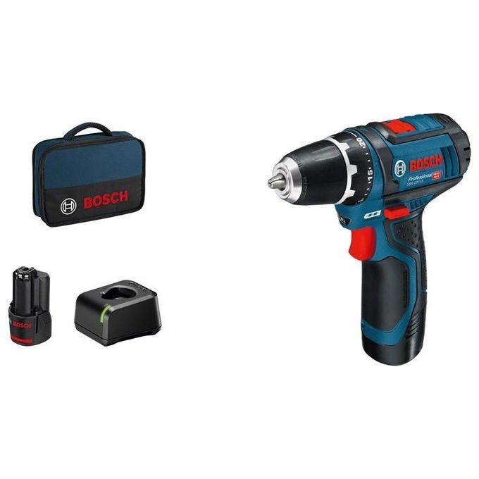 Bosch GSR 12V-15 Promo Pack Cordless Drill Driver