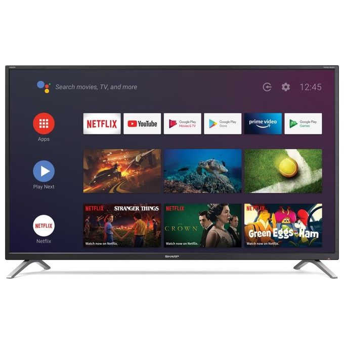 Sharp 32BI2EA Smart TV LED 32'' HD Android 9.0 Wi-Fi Bluetooth Google Assistant HDR10 3 HDMI colore Nero