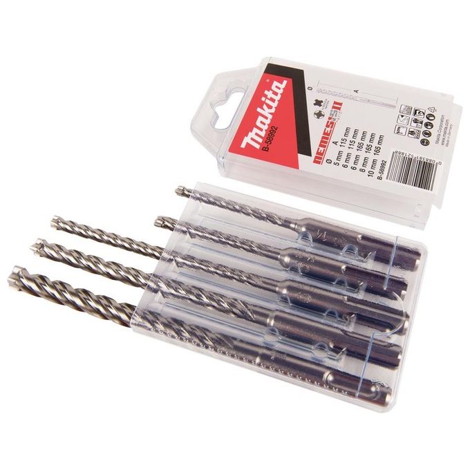 Makita B-58992 NEMESIS2 Set di Punte per Trapano S SDS 5tlg