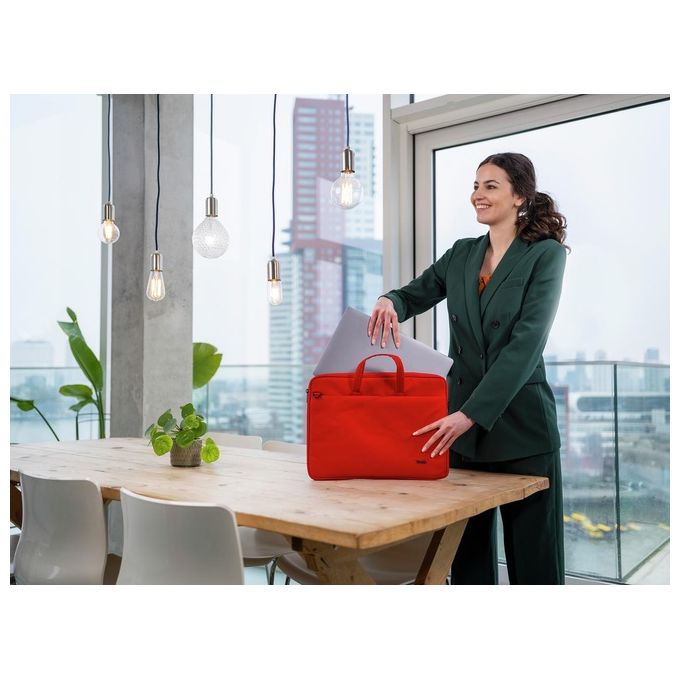 Trust Bologna Borsa per Notebook 16'' Valigetta Ventiquattrore Rosso