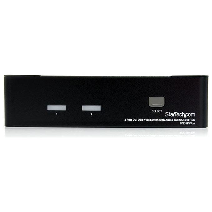StarTech.com Switch Kvm Dvi Usb 2 PorteCon Audio E Hub Usb 20