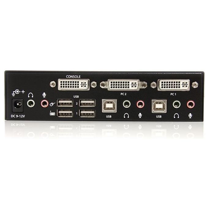 StarTech.com Switch Kvm Dvi Usb 2 PorteCon Audio E Hub Usb 20