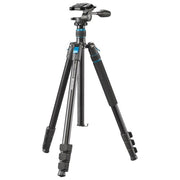 Cullmann RONDO 480M RW20 Treppiede con Testa 3 Vie Alluminio Portata 4 Kg Altezza Max 183 cm colore Nero