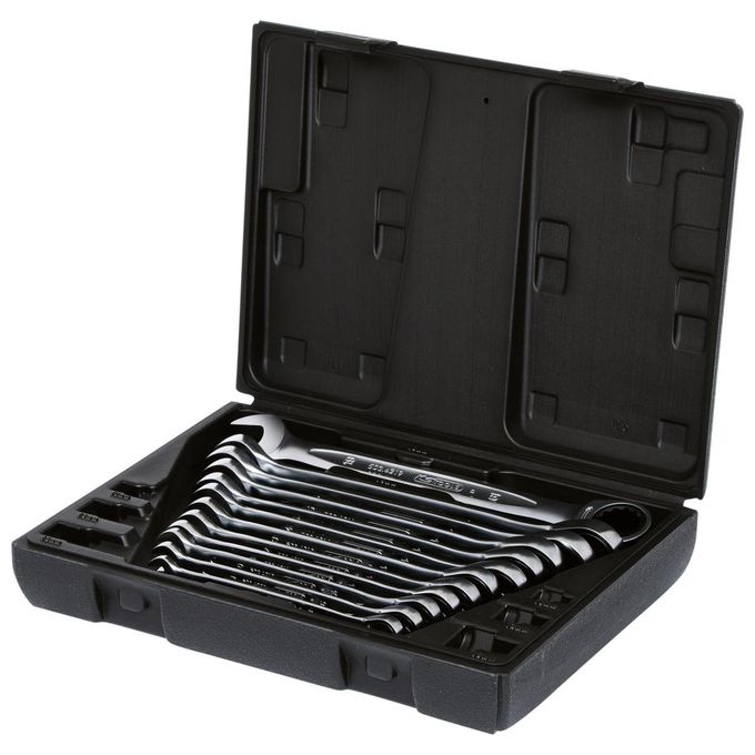 KS Tools Serie di Chiavi a Cricco Combinate Gearplus 12 Pezzi 8-19mm