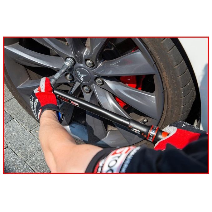KS Tools 1-2 ERGOTORQUE 40-200 Set Chiave Dinamometrica 5 Pezzi