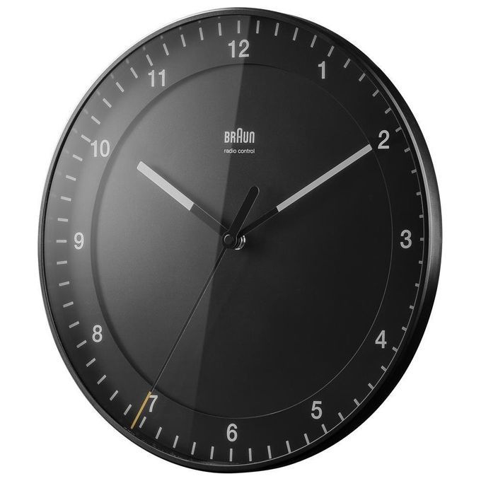 Braun BC 17 B-DCF Orologio da Parete Radiocontrollato Nero