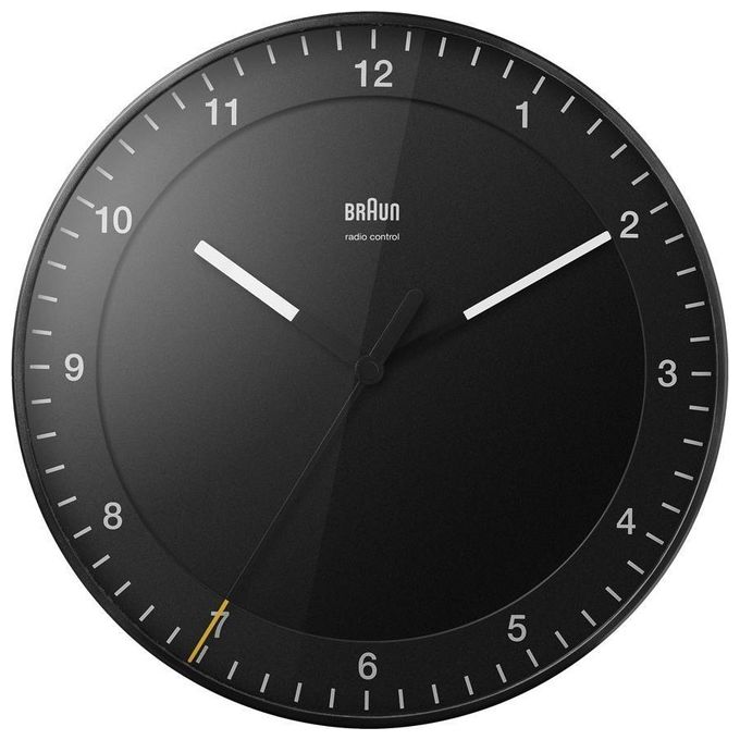 Braun BC 17 B-DCF Orologio da Parete Radiocontrollato Nero