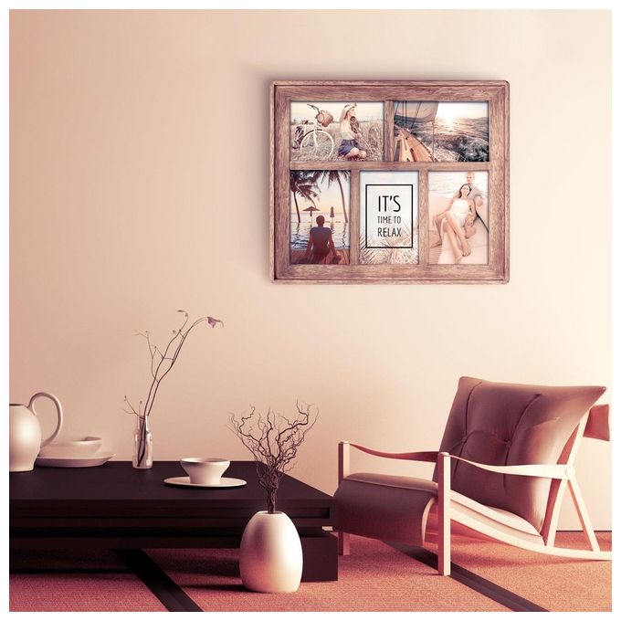 Zep Mosel Cornice Portafoto 5x10x15cm in Legno