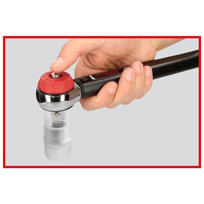 KS Tools Chiave Dinamometrica con Testa a Cricco a Quadro Scorrevole ErgotorquePrecision 60-320Nm 1-2