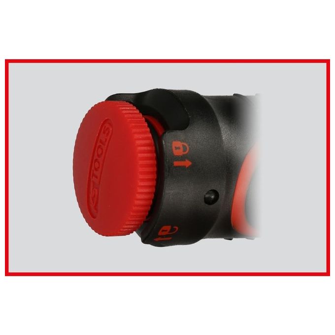 KS Tools Chiave Dinamometrica con Testa a Cricco a Quadro Scorrevole ErgotorquePrecision 60-320Nm 1-2