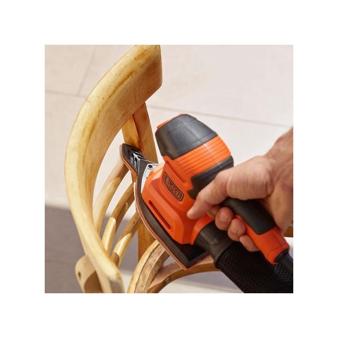 Black+Decker Multilevigatrice 4 in 1 200W con Piastra Dettagli Orbitale e Roto-Orbitale