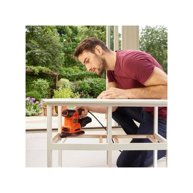 Black+Decker Multilevigatrice 4 in 1 200W con Piastra Dettagli Orbitale e Roto-Orbitale