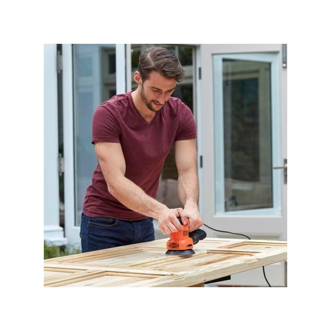 Black+Decker Multilevigatrice 4 in 1 200W con Piastra Dettagli Orbitale e Roto-Orbitale