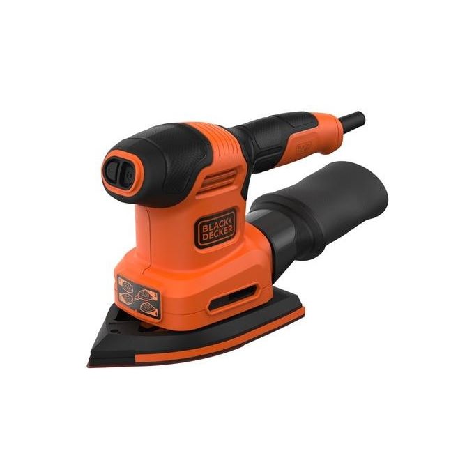 Black+Decker Multilevigatrice 4 in 1 200W con Piastra Dettagli Orbitale e Roto-Orbitale